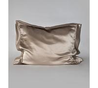 Waterlily 100% Mulberry Silk Pillowcase Oxford Pillowcases for Hair and Skin Envelope 50x75cm Both Sides 19momme Charmeuse Soft Natural Organic Luxury Pillow Case Cover (Coffee Single)