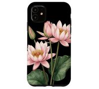 Waterlily Flower Scientific Name Vintage Illustration Flora Case for iPhone 11