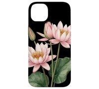 Waterlily Flower Scientific Name Vintage Illustration Flora Case for iPhone 14 Plus