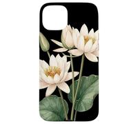 Waterlily Flower Scientific Name Vintage Illustration Flora Case for iPhone 15 Plus