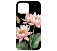Waterlily Flower Scientific Name Vintage Illustration Flora Case for iPhone 16 Pro Max