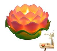 Waterlily Light,Waterlily Flower Lamp,Waterlily Light Water Lily Table Lamp | Colorful Water Lily Table Light, Battery Operated Water Lily Candle Light for Bedroom Wedding Party Indoor Outdoor