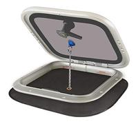 Waterline Design Mosquito Net/Bug Screen for Boats Setup from The Inside with Magnet or Suction Cup. Bug Free Environment. for All Brands of Small hatches (#1405) Hatch is not included.