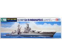 Waterline Series No. 804 US Navy Heavy Cruiser USS Indianapolis Plastic Model