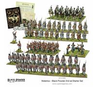 Warlord Games Waterloo Starter Set - 28mm Scale Plastic Miniatures for Black Powder Highly Detailed Napoleonic Era Miniatures for Table-top Wargaming
