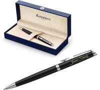 Waterman Ballpoint Model Hemisphere Matte Black C.C.Engraving Engraved