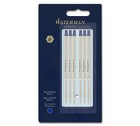 2 x Parker Jotter Ballpoint Pen Waterloo Blue/Chrome Barrel & Ink New 1953245
