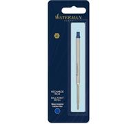 Waterman Ballpoint Pen Refill, Medium Tip with Blue Ink, 1 Count