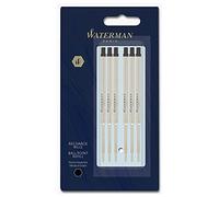 Waterman Ballpoint Pen Refills | Medium Point | Black Ink | 6 Count