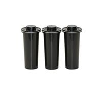 WATERMAN Filter Cartridges Set (3) - Water Filter Cartridges for Alkaline, Ionised & Mineral-Rich Drinking Water - Replacable, Activated Carbon & Coral Calcium