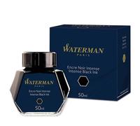 Waterman Fountain Pen Ink | Intense Black | 50ml Bottle