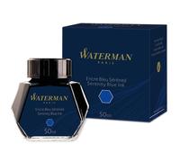 Waterman Fountain Pen Ink, Serenity Blue Ink, 50ml Bottle, For Refillable