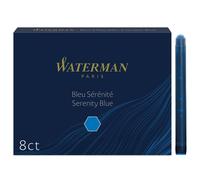 Waterman Florid Blue Ink Cartridges, 8 Cartridges