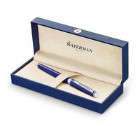 Waterman Hémisphère Fountain Pen | Bright Blue Lacquer | Medium Nib | Blue Ink | Gift Box