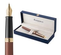 Waterman Hémisphère Fountain Pen | Copper Red (The Understated Edit Collection) | Fine Nib with Blue Ink | Gift Box