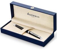 Waterman Hemisphere Ballpoint Pen Gloss Black with Chrome Trim Medium Point