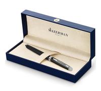 Waterman Hémisphère Rollerball Pen | Matte Black with Chrome Trim | Fine Point | Black Ink | Gift Box