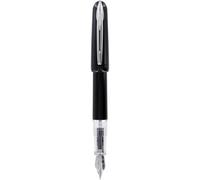 Waterman Kultur Black Fountain Pen With Fine Nib And Blue Ink