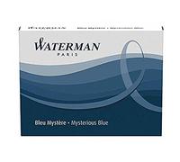 Waterman Fountain Pen Refill Ink Cartridges Long Standard Mysterious Blue