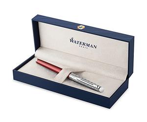 Waterman Rollerball Pen | Hemisphere French Riviera Collection | Le Club Red | Fine Point | Gift Box
