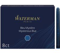WATERMAN Standard Large Capacity Ink Cartridges Blue Black You Will Receive 1 Pack of 8 Cartridgesaa