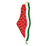 Watermelon Badge Watermelon Palestine Flag Pin Free Palestine Lapel Pins Suit Accessories Palestine Brooch Palestine Wat Bag