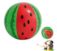 Watermelon Beach Ball, Large PVC Inflatable Pool Toy | 29 Inch, s-ummer Party Float | Tropical Watermelon Design for Vacation Lake Backyard Picnic Birthday Party