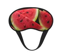 Watermelon Beautiful Sleep Mask for Side Sleeper Soft Breathable Sleeping Eye Mask Blackout Silk Eye Sleep Shade Cover with Elastic Strap Night Blindfold for Women Men Travel Nap