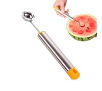 Watermelon Cookie Cutter, Stainless Steel with Ergonomic Handle, Scoop for Home, Kitchen, Party, Celebration, Sorbet Flat Balls, Cantaloupe Butter