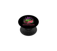 Watermelon Cowboy Hat Butterflies Floral Design PopSockets Adhesive PopGrip