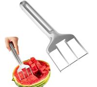 Watermelon Cutter, Three Incision Head Design Watermelon Slicer, Stainless Steel Fruit Cutter Multi-Fruit Slicer for Melon, Papaya, Dragon Fruit-Home, Party, Camping & Kitchen