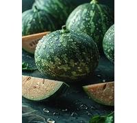 Watermelon Diamond Art Kits Adults, Diamond Painting Fruit Dimond Art 5D DIY Full Square Drill Crystal Embroidery Cross Stitch Crafts Crafts for Adults Beginner, Home Decor, Gifts 70x95 cm -zjn2506MY
