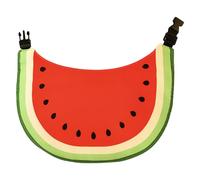 Watermelon Dog Drool Bib with Adjustable Strap, Waterproof Soft Polyester Neckerchief for Medium & Large Dogs, Cute Pet Bib for Drooling and Feeding