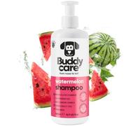 Watermelon Dog Shampoo by Buddycare | Deep Cleansing Shampoo for Dogs | Watermelon Scented | With Aloe Vera and Pro Vitamin B5 (500ml)