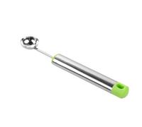 Watermelon Drain Spoon Stainless Steel Kitchen Utensil Ice Cream Spoon for Kitchen Home Party Meeting Ice Sorbet Meatball Cantaloupe