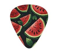 Watermelon Durable guitar picks - three thicknesses of thin, medium and thick are available, suitable for guitar, bass, electric guitar and ukulele