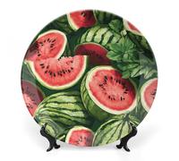Watermelon Field Funny Bone China Decorative Plates Craft 6inch