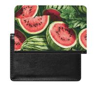 Watermelon Field Trendy Passport Holder Credit Card Cover Travel Essentials Wallet