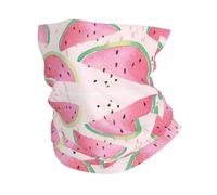 Watermelon Fresh Fruit Print Face Mask Cover Cold Weather Scarf Gaiter Scarf Windproof Winter Neck Warmer For Men And Women