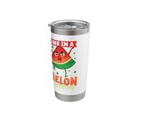 Watermelon Funny Fruit Funny Watermelon Fruit Joke Stainless Steel Insulated Tumbler