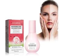Watermelon Glow Dew Drops Hydrating Serum with Hyaluronic Acid, Brightening Serum for Face, Moringa Oil & Vitamin E for Brightening Smoothing Dry Skin, Dark Spots Facial Serum (1 Piece)