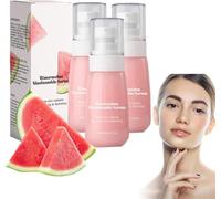 Watermelon Glow Niacinamide Moisturize Serum,Watermelon Brightening Essence Facial Serum & Priming Liquid Highlighter, for Plumping & Glowing Skin, Even Skin Tone