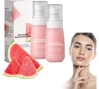 Watermelon Glow Niacinamide Moisturize Serum,Watermelon Brightening Essence Facial Serum & Priming Liquid Highlighter, for Plumping & Glowing Skin, Even Skin Tone