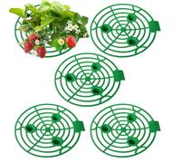 Watermelon Growing Container, 5 Pieces Circular Stable Support Reusable,Pumpkin Support Stand For Squash Cantaloupe Vegetables Fruits Strawberries Farm Garden Courtyard