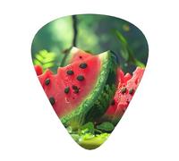 Watermelon - Guitar Picks-12 Pack Includes Thin, Medium & Heavy Gauges, Best Gift for Guitar Lovers