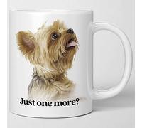 WATERMELON HEADS Funny Yorkshire Terrier Coffee Mug - Just One More. Yorkie Mug, Funny Dog Mug. Christmas Gifts for Best Dog Mom and Dad, Yorkie Lovers.