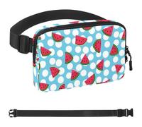 Watermelon Ice Cream-1769 Belt Bag for Men and Women Fanny Pack,Belt Bag with Adjustable Strap,Fashion Crossbody Everywhere Belt Bag for Travel Outdoors Running Hiking, Multicolor,