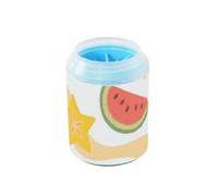 Watermelon Lemon Pastel Reusable Dog Foot Cleaner Cup with Soft Silicone Brush Feet Cleaning Machine Gently Cleans Paws After Walks cintur贸n de seguridad para perros