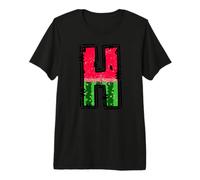 Watermelon Letter H Alphabet Graphic Design Premium T-Shirt