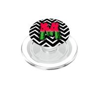 Watermelon Letter M Alphabet Graphic Design PopSockets PopGrip for MagSafe